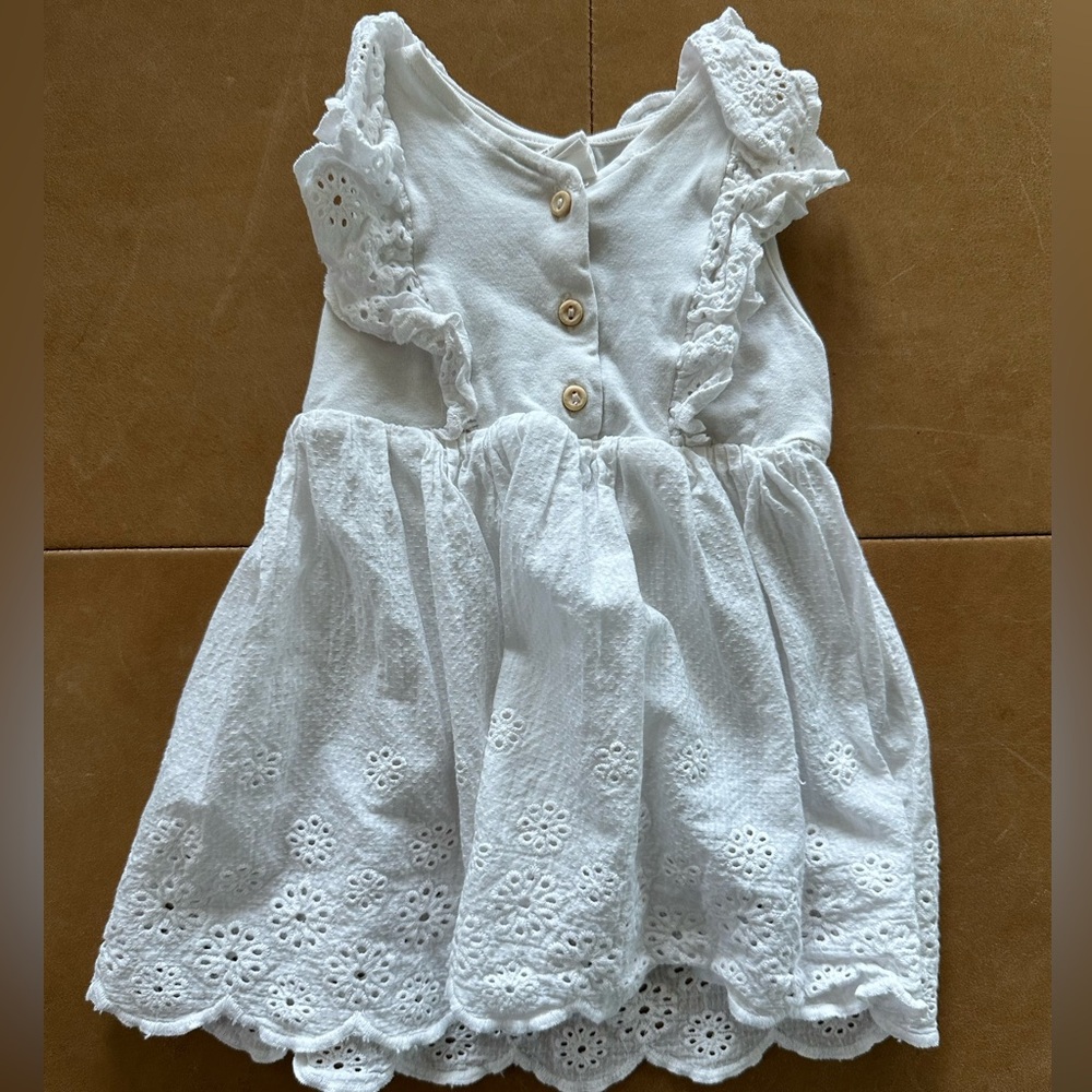 H&M Eyelet Dress 9M